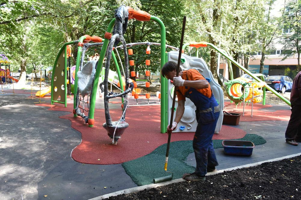 Благоустройство детской площадки в Нижнем Новгороде
